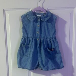 NEXT Denim Sleeveless Romper 12-18m